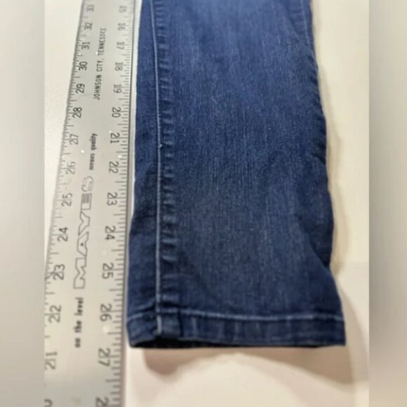 Democracy Jeans Ab Solution Skinny Mid Rise Dark Wash Stretch Denim SZ 8/29 - Picture 13 of 13